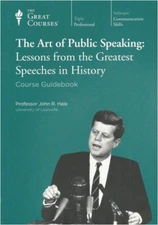 Great Courses: Art of Public Speaking - with DVDs + Course Guidebook - BRAND NEW