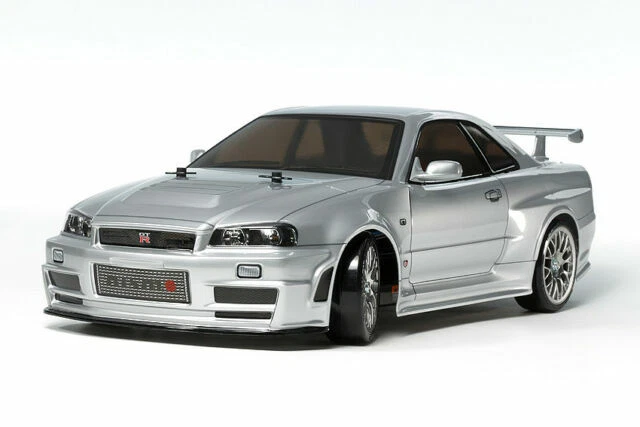 Tamiya TT-02D Nismo R34 GT-R Z-Tune 1:10 RC Model Car 4WD Kit - White