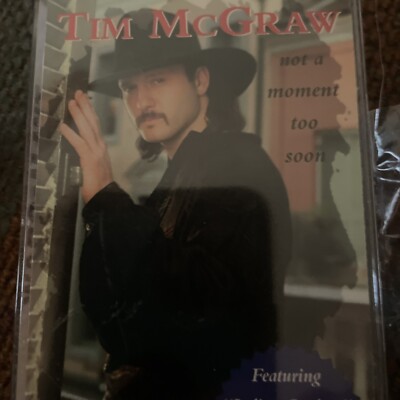 Tim McGraw Not A Moment Too Soon Cassette 1994 Down On The Farm Indian Outlaw