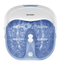 HoMedics  Shower Bliss Foot Spa with Heat Boost Power - Blue