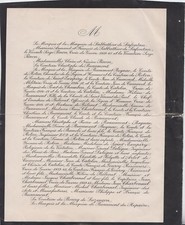 1949 Faire-part décès Mise de SABBATHIER de LAFONTAN née de BEAUMONT du REPAIRE.