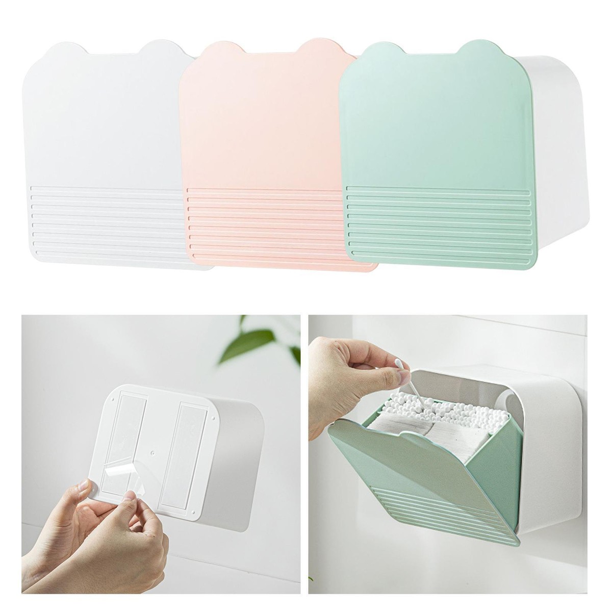 Wall Mount Storage Box Female Sanitary Pad Holder Organizer for