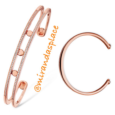 Michael Kors 14k Gold-plated Pavé Sterling Silver Rose-Gold