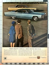 Vintage Print Ad 1967 GM Cadillac 9.75" x 13.25" (A)