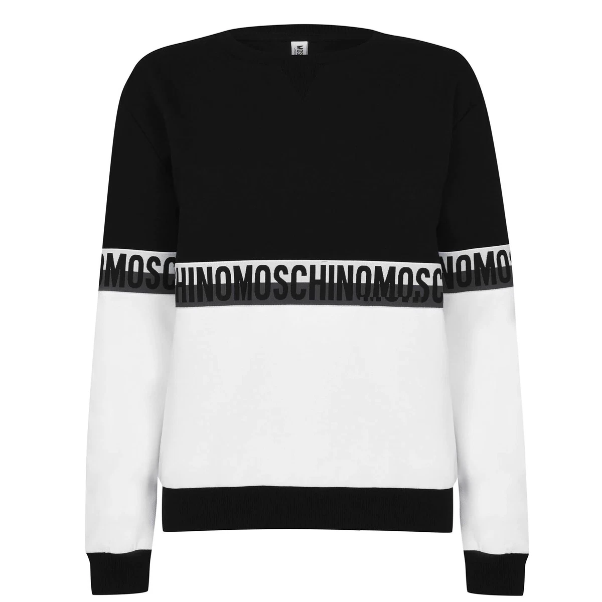 Moschino black tape shop sweatshirt
