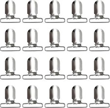 20 Pieces Men Suspender Clips Heavy Duty Bed Sheet Fasteners Sheet...