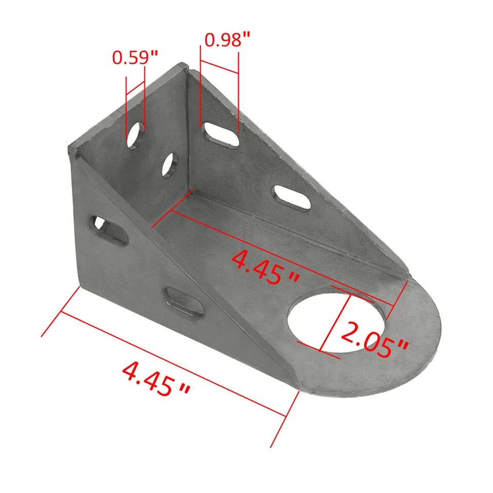 Soporte de montaje de radiador de 2 piezas para Chevy Chevrolet C/K 1500 2500 3500 88-00 Foto 3 de 4