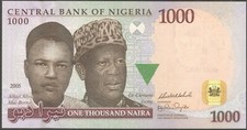 Nigeria 1000 1,000 Naira 2016 NEW UNC
