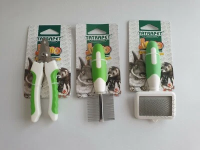 MANI-KO Hamster Rabbit Chinchilla Ferret Care Bath Hygiene Comb Brush Pliers Rodents Pet