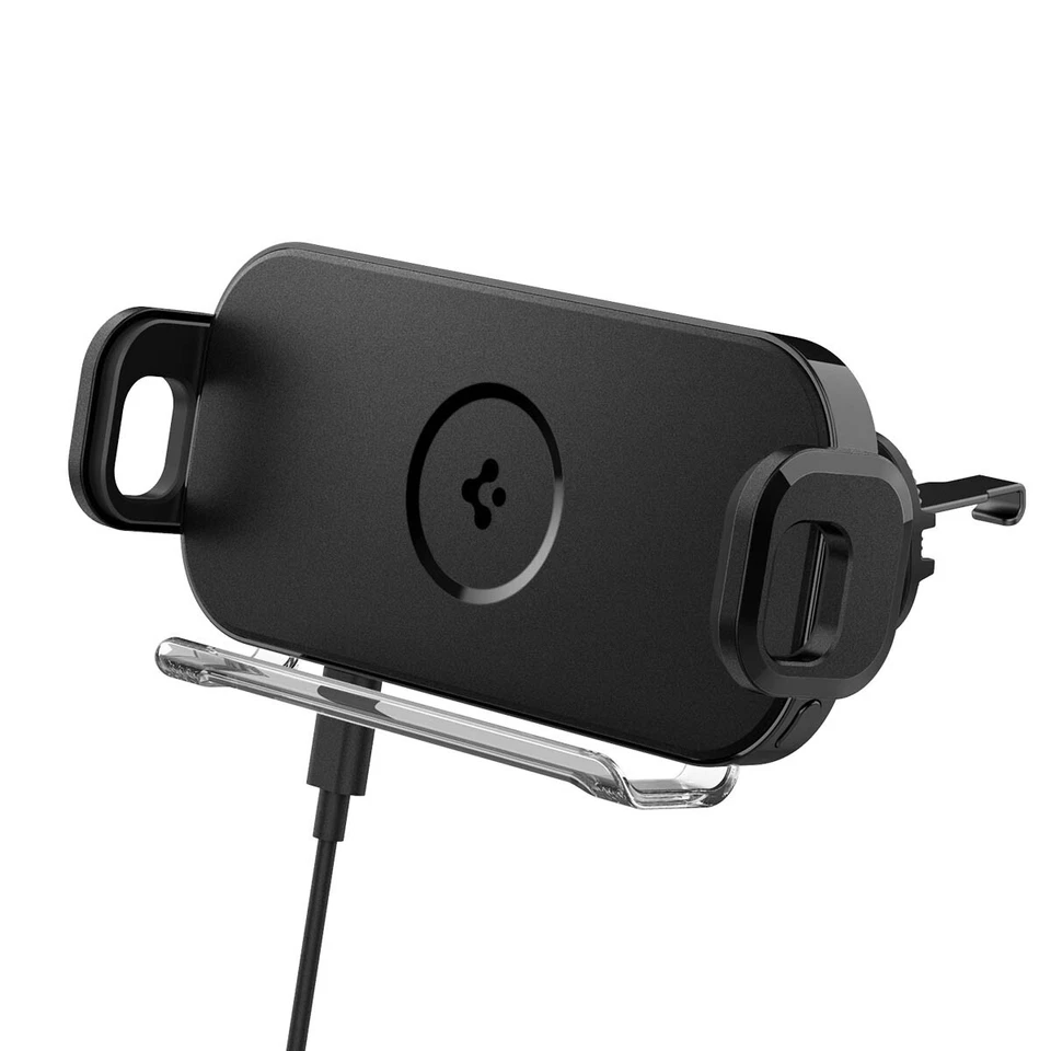 For Galaxy Z Fold 4 & 3 Wireless Car Charger | Spigen [OneTap] Car Mount Airvent - Image 3 of 4