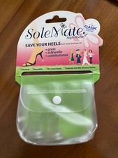 Sole Mate High Heeler shoe heel protection ONE SIZE clear set of 2 with case S