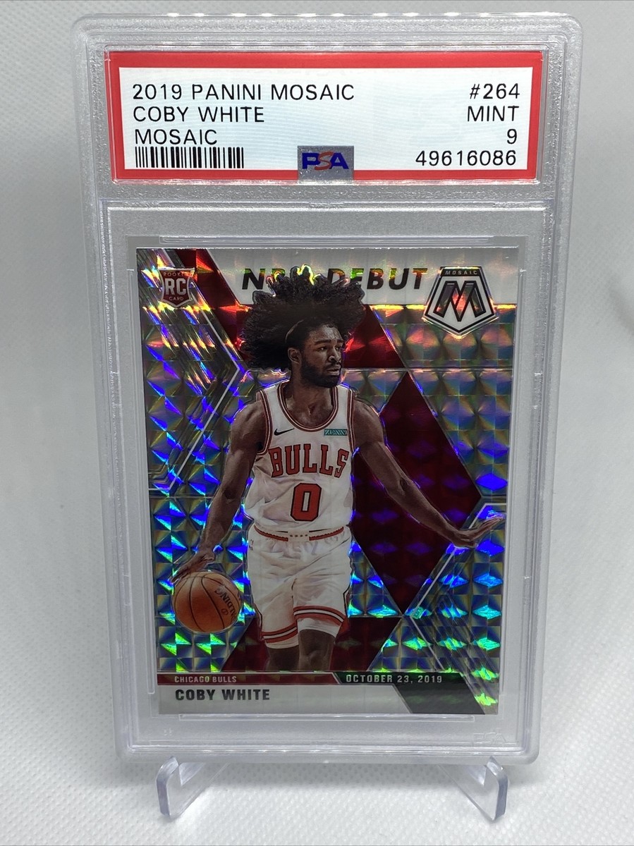 2019-20 Panini Mosaic Prizm NBA Debut #264 Coby White Bulls RC