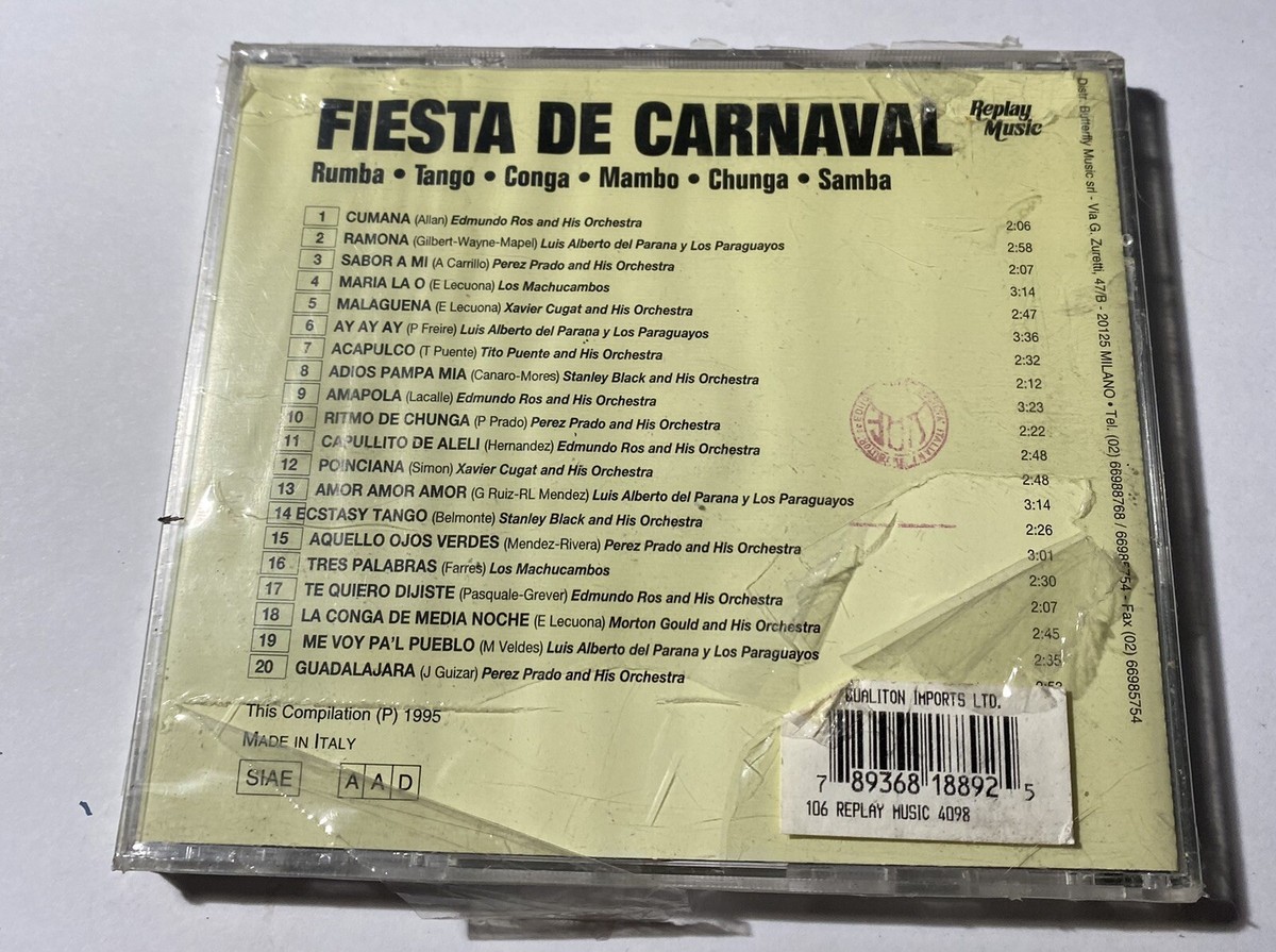 EIMIE - CARNIVAL CD Tempalay スサシ Celia Cruz : El Carnaval de la Vida Salsa- CD(W3