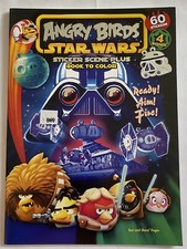 Angry Birds Star Wars: Ready Aim Fire : Sticker  Coloring Book Kids PB NEW 