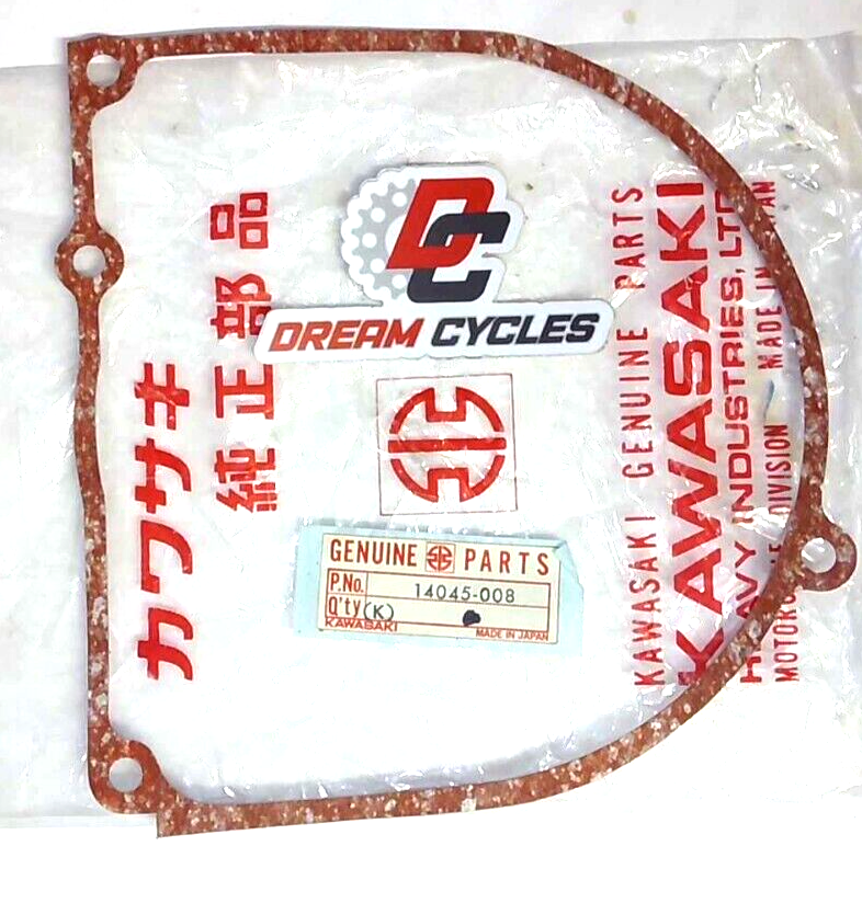 Kawasaki NOS 14045-008 Left Engine Cover Gasket Fits F5 F8 F9 F81M Big Horn Bison