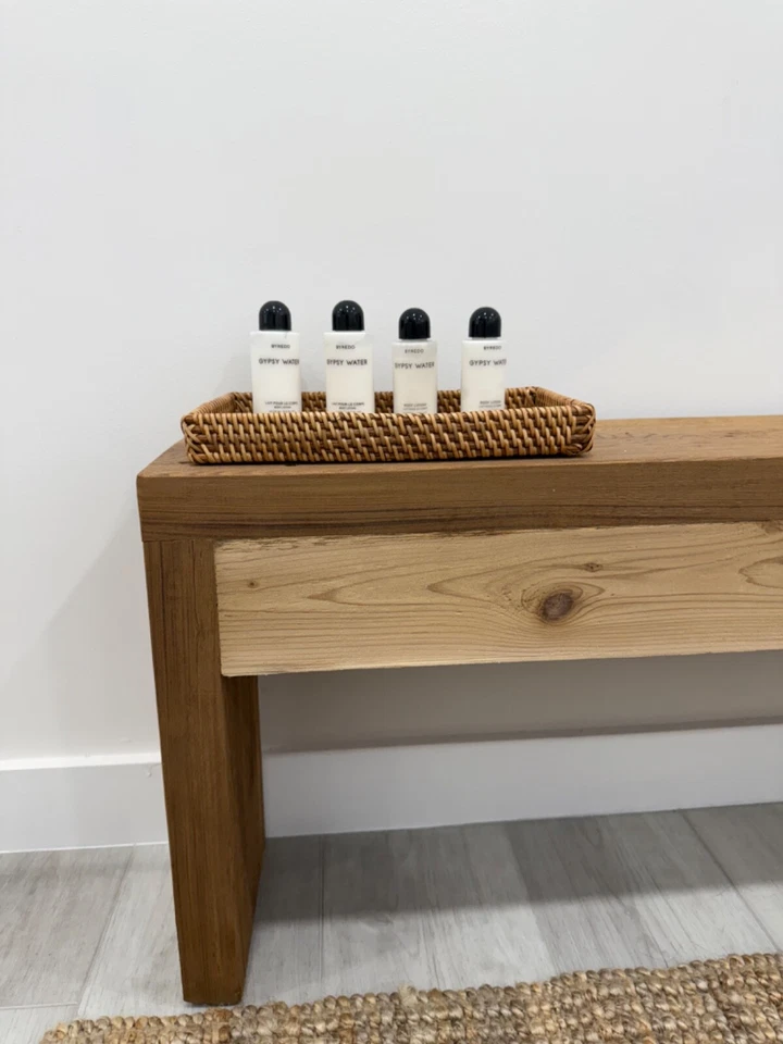 Basic Bench Duna Handmade piece crafted from Premium Red Cedar Wood Customized - Image 3 of 4