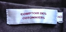 Manteau Comptoir Des Cotonniers Indra - Marron - Taille 40 - Laine 70% - Occasion Comme Neuf
