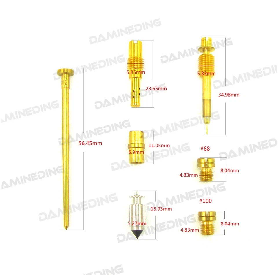 2x  1982 CM450C CM450E CB450SC CB450T Carburetor Carb Rebuild Repair Kit w/plug — 第 2/4 张图片