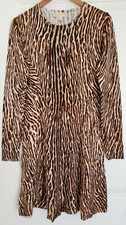 Michael Kors Animal Print Knit Dress Size M