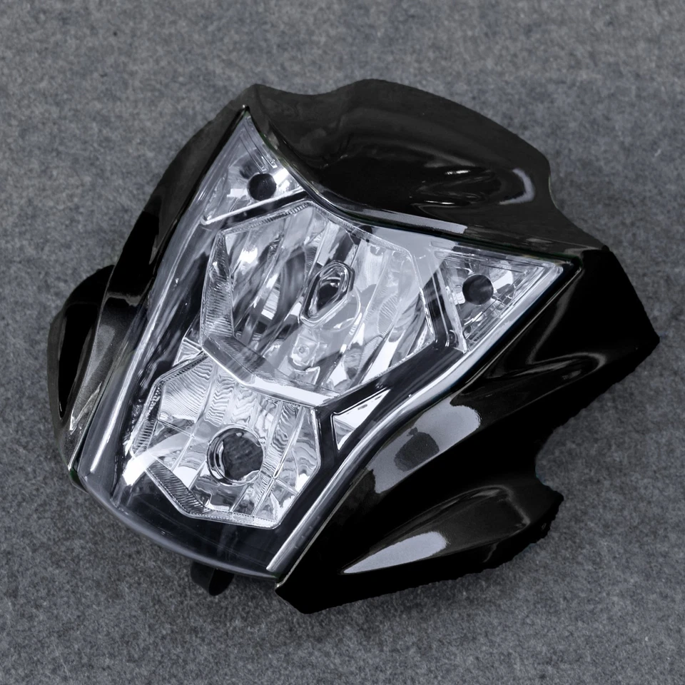 Faro de moto + carenado apto para Kawasaki ER-6N 2012-2016 15 negro Foto 3 de 4