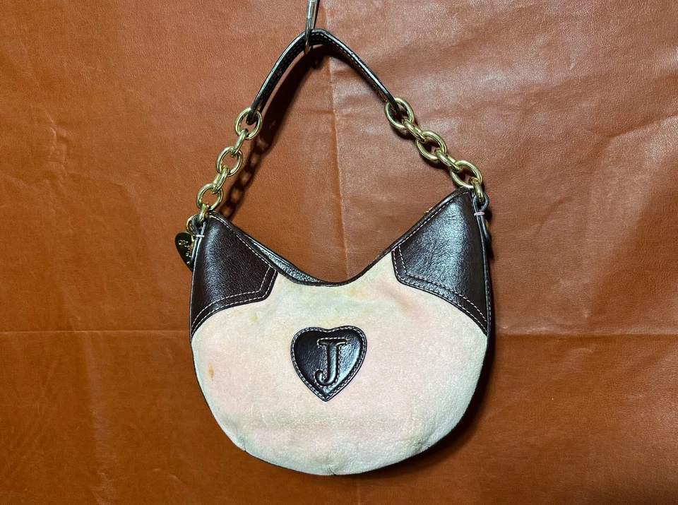 juicy couture tasche rosa mit heavy charms - Bild 4 von 4