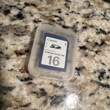 Canon SD Memory Card SDC-16M 16MB Blue For Digital Camera Photography w case