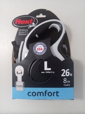 Flexi New Comfort Dog Leash 26 ft LARGE, Dogs To 110 lb UPC: 840317107753