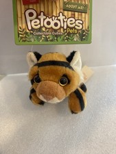Russ Petooties Pets Tiger Plush Mini Stuffed Animal Under 6 in w/ Adopt Me Tag