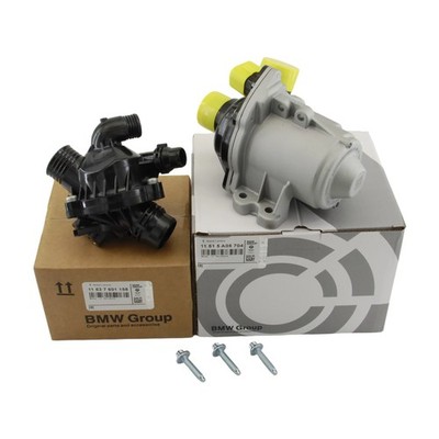 For BMW 335i 535i N54 x5 x6 Electric Engine Water Pump W/Thermostat 11515A05704