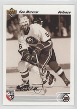 1991-92 Upper Deck Heroes of the NHL UD Logo Hologram Ken Morrow #637 16jy