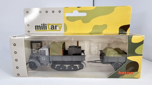 Herpa Military 1:87 Ford Ersatz G 198 TWA Maultier SSM w/field kitchen Wehrmacht - Foto 1 di 3