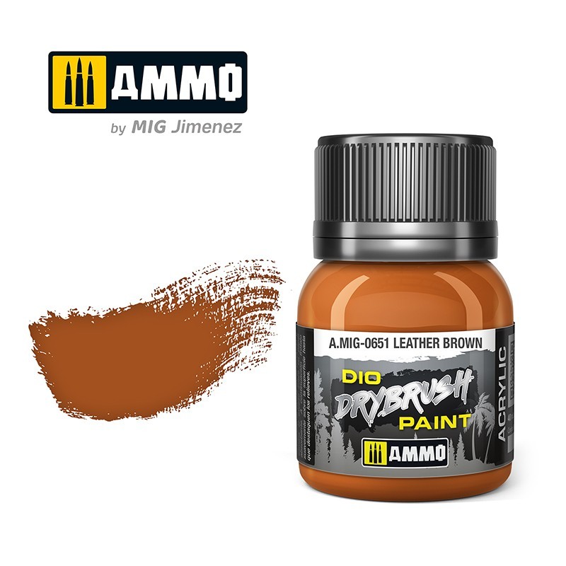 DRYBRUSH Leather Brown AMMO by Mig Jimenez