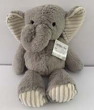 VGC Lambs  Ivy Gray Plush Elephant  Jett  Jungle Safari Stuffed Animal Toy 13  