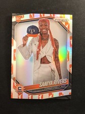 2025 Prizm WNBA Saniya Rivers RC #150 WNBA Logo Prizm Rookie Variation