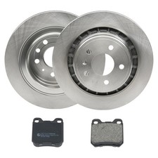 RIDEX Bremsenset Hinten Bremsscheiben Beläge für SAAB 9-5 Kombi (YS3E) 9-5