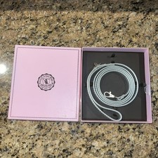 RARE 5  High End Dog Leash Juicy Couture Silv...