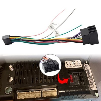 16 Pin ISO Autoradio Stereo Antennenadapter Stecker für Android Power Cable