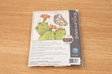 Dimensions Cross-stitch Kit Prickly Owl 70-65184 6” X 6”