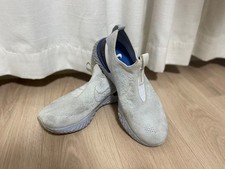 Nike Epic Phantom Women's Running Shoes White Blue Slip-On Cushioned Komfort