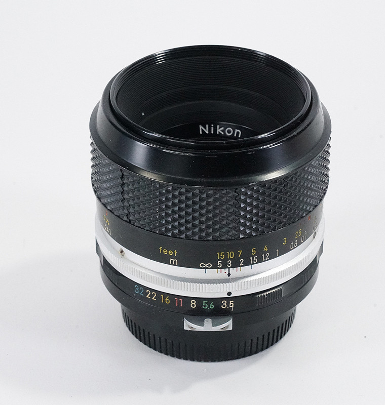 55MM 55/3.5 NIKON MICRO-NIKKOR-P NON-AI (DUST, LIGHT PARTIAL 55MM 55/3.5 NIKON MICRO-NIKKOR-P NON-AI (DUST, LIGHT PARTIAL