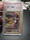 2019 POKEMON SUN & MOON COSMIC ECLIPSE SECRET #241 FULL ART PIKACHU PSA 8