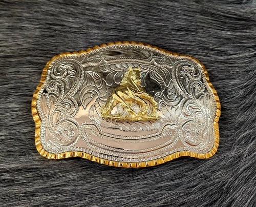 Rodeo Bull Rider Western Cowboy Belt Buckle Hebilla Vaquera Con Jinete En Toro - Foto 12