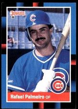 Rafael Palmeiro 1988 Donruss #324 Cubs MLB READ FREE SHIPPING AutographDen