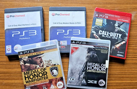 Huge PS3 Gaming Lot, System w/ controllers and 15 games! Tested, works great!