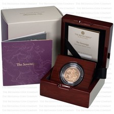 2021 Royal Mint Gold Proof Sovereign Boxed with Certificate - Free Postage!