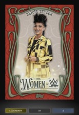 Topps Slam Women of WWE Red Relic Alicia Taylor Legendary /5 {DIGITAL}