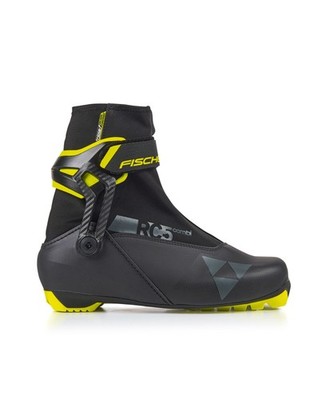 Fischer RC5 Combi Men's Cross Country Ski Boots, Black/Yellow, M42