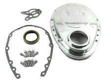 Small Block Chevy Sbc 327 350 383 Aluminum Timing Cover Kit Polished E45201p