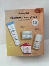BeautyStat Brighten Strengthen Travel Starter Set Cleanser Skin Refiner - NEW