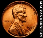 1957-D Lincoln Wheat Cent - Choice Gem Brilliant Uncirculated  No Reserve  #i57